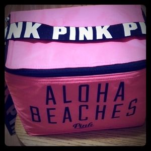 Pink lunch bag